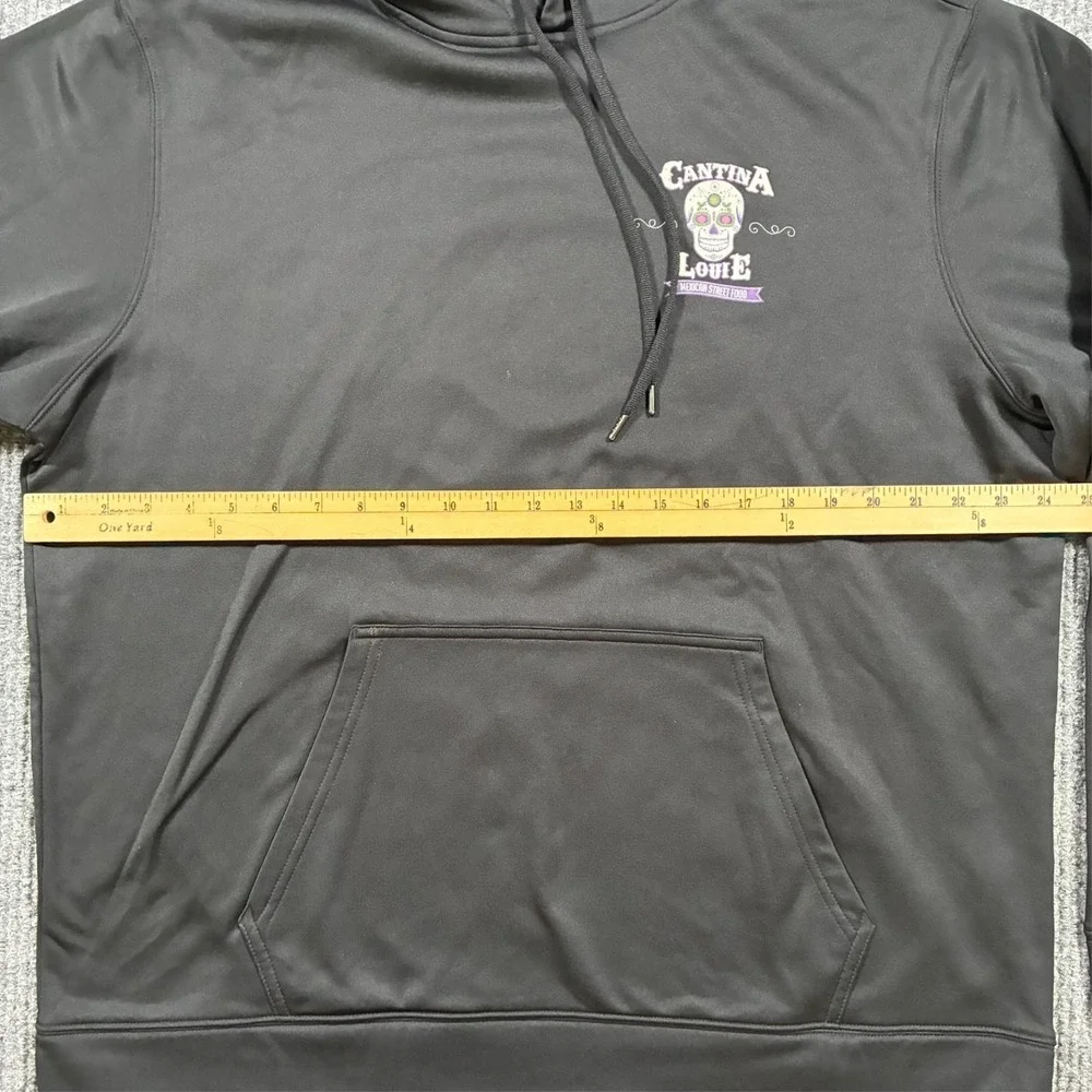 Sport Tek Hoodie Mens Size‎ XL Black Cantina Louie Graphic Pullover Sweatshirt